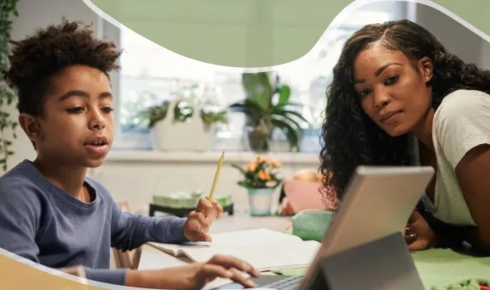 How can teaching children to never share address details with strangers online protect the home