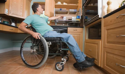 How can thinking about pram or wheelchair use influence flooring choices at home