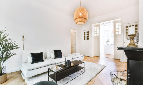 How can using different sheens (matt, satin, semi-gloss) in one room be practical as well as stylish